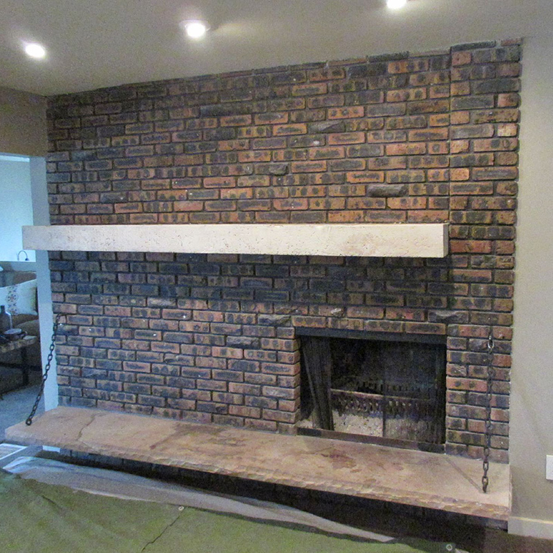 Custom Fireplace Installation