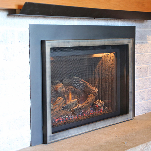 Beautifully Installed Gas Fireplace in Lake Geneva, WI 